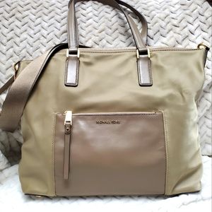 Michael Kors Ariana Nylon Tote with Crossbody Strap